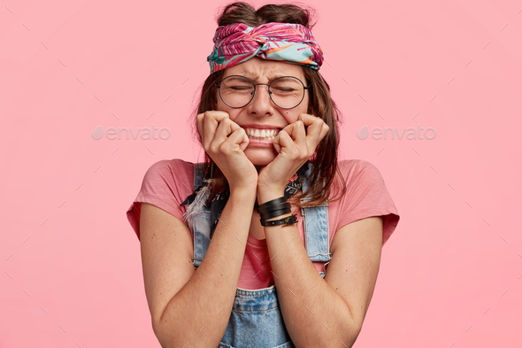 Biting Damaged Finger Nails from Anxiety, Depression and Skin Picking.  Conceptual Imgae for Anxiety, Depression, Stress and Stock Photo - Image of  female, chew: 170306088