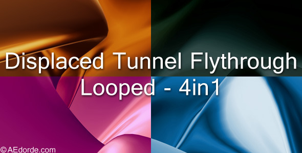Displaced tunnel flythrough looped - 4in1