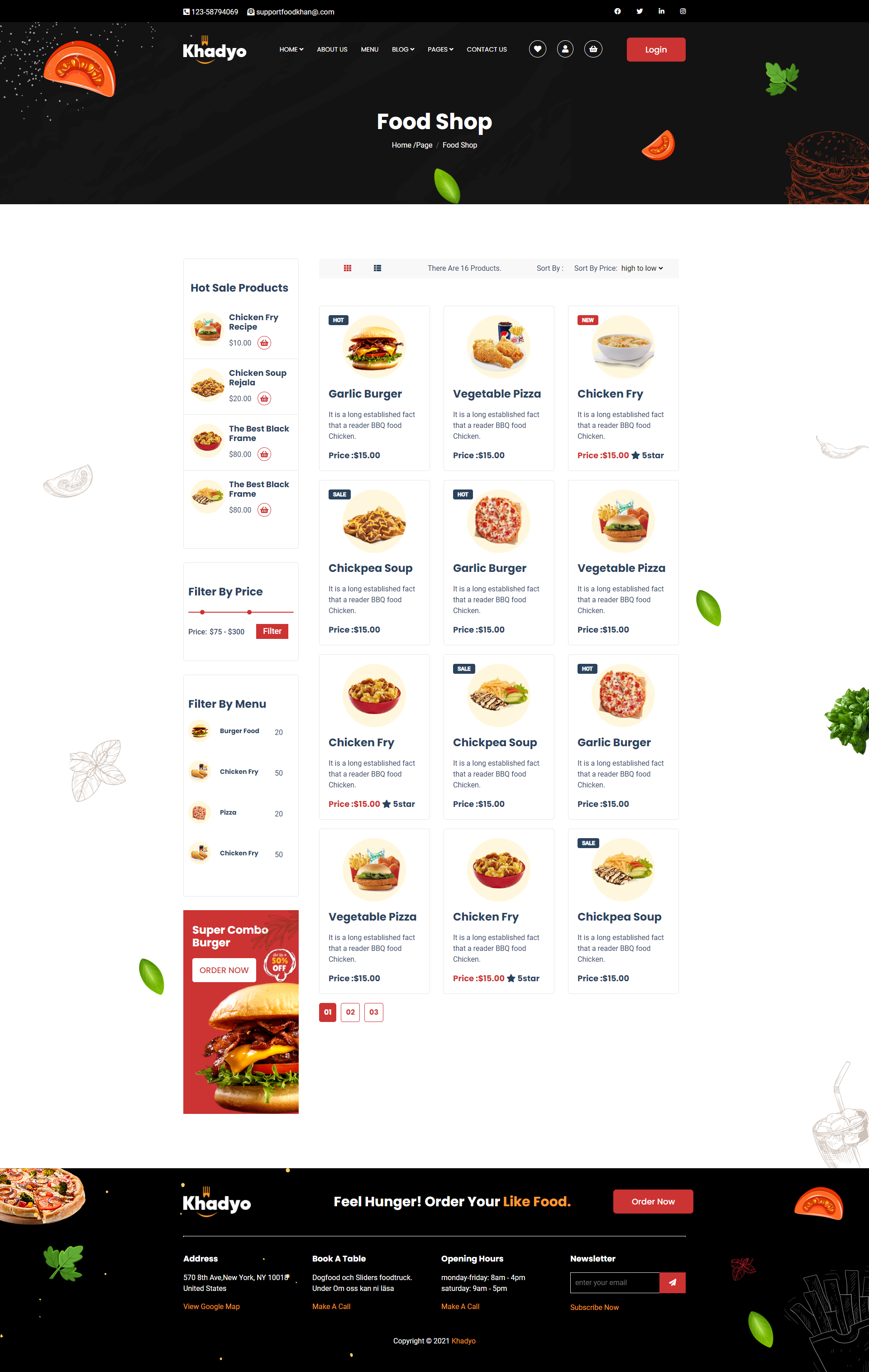 Khadyo Restaurant HTML5 Template Free Download Download Khadyo 