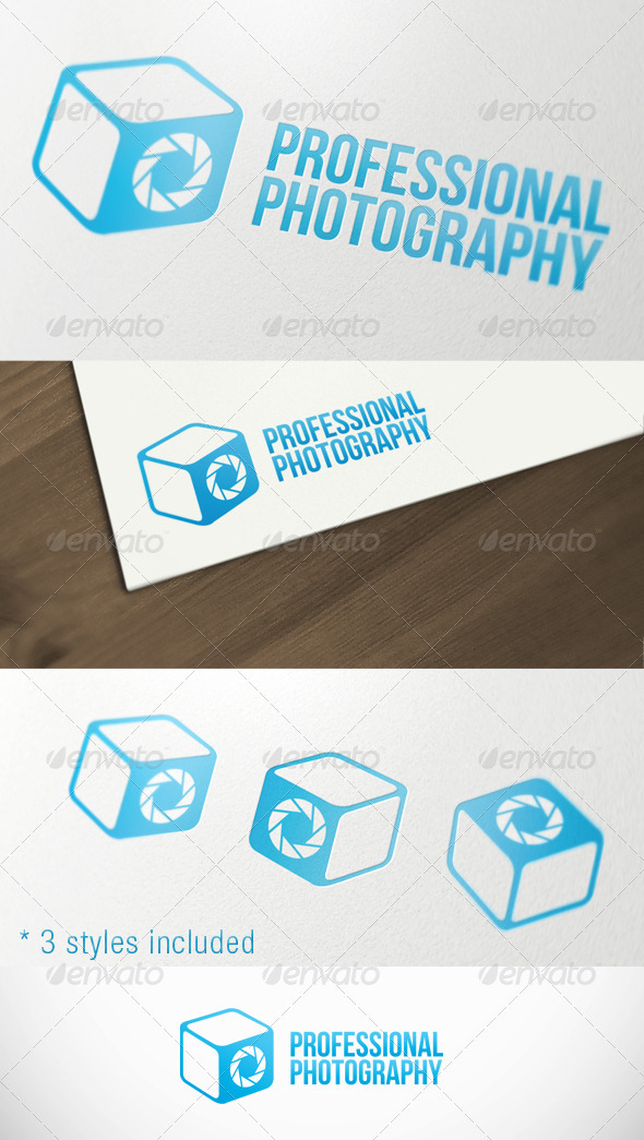 Photography Box Studio Premium Logo Template - Objects Logo Templates