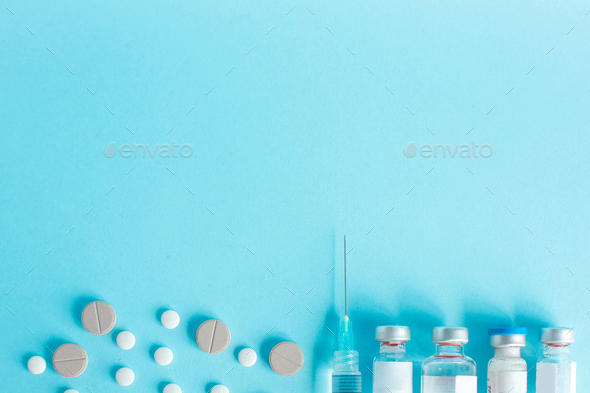 Vaccine and Drugs Background Stock Photo by Garakta-Studio | PhotoDune