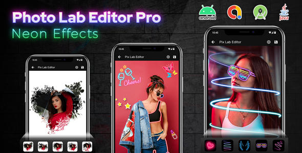 Photo Lab Editor Pro - Neon Effects - Photo Editor By EagleApps20.