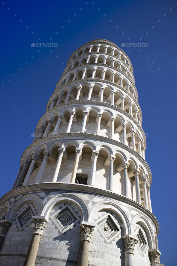 The leaning tower of Pisa - Stock Photo - Images