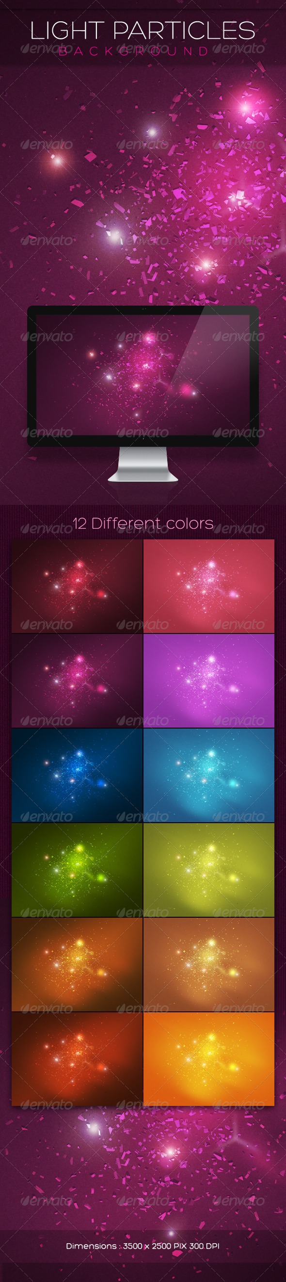 Light Particles Backgrounds - Abstract Backgrounds