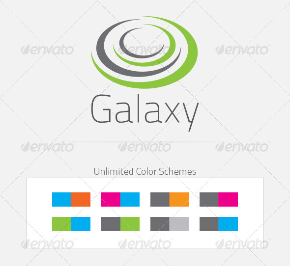 Galaxy Logo Design - Abstract Logo Templates