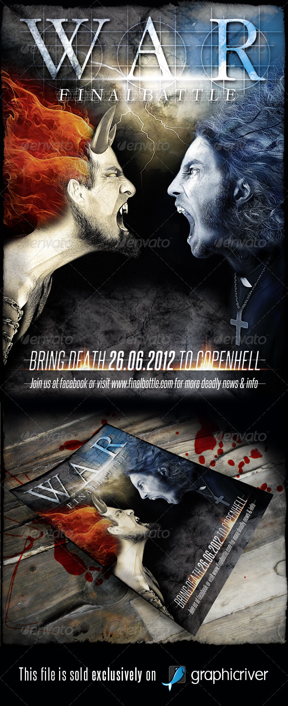 Heavy Metal Flyer/Poster Vol.4 - Clubs & Parties Events