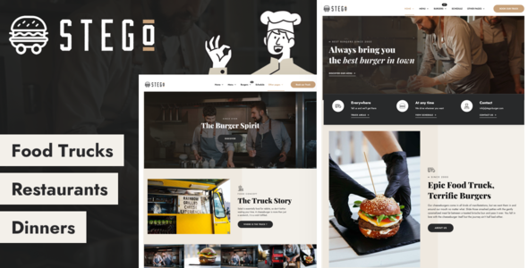 Stego - Food Truck & Restaurant Theme