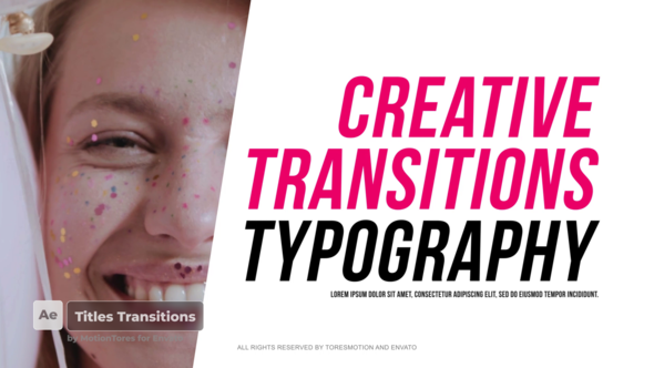 Titles Transitions \ After Effects