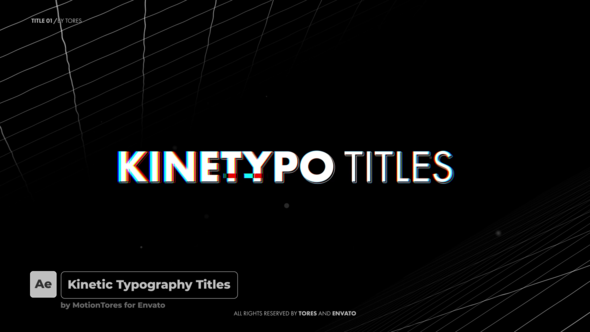 Kinetic Typography Titles - VideoHive 30620290