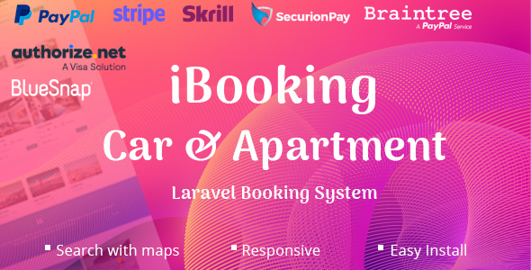 iBooking - Laravel Booking System