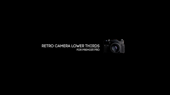 Retro Camera Lower Thirds