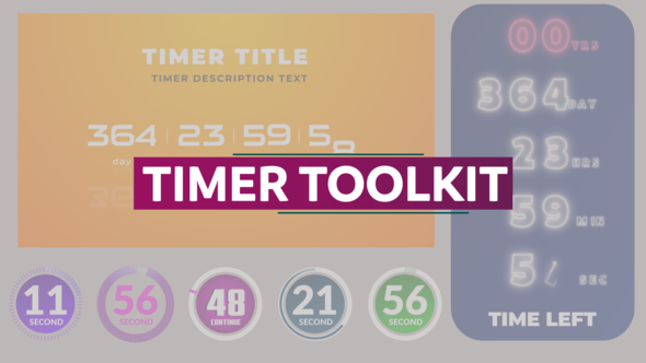 Timer Toolkit Elements template preview