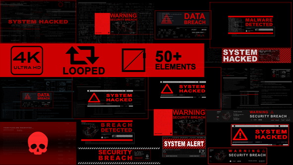 System Hacked Pack - VideoHive 30632385