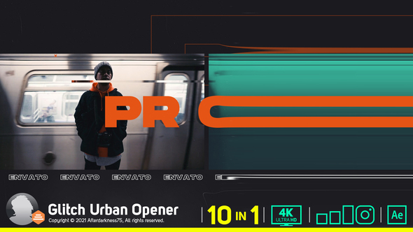 Glitch Urban Opener - VideoHive 30126846