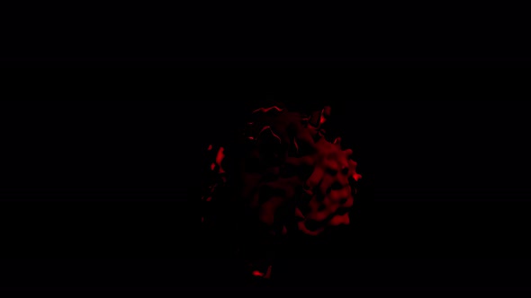 Smoke Motion Animation at Dark Background