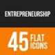 Entrepreneurship Filled Circle Icons