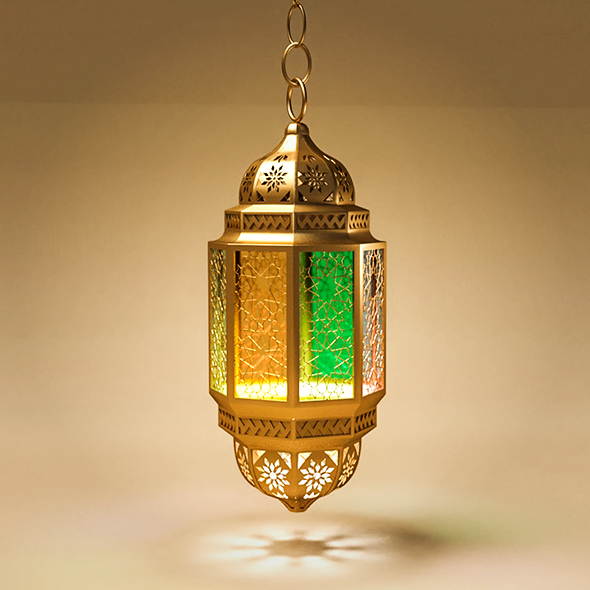 Lantern Islamic 3D - 3Docean 30636005