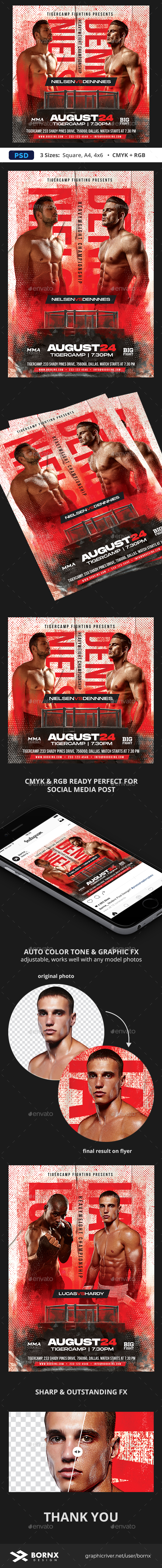 MMA Boxing Flyer