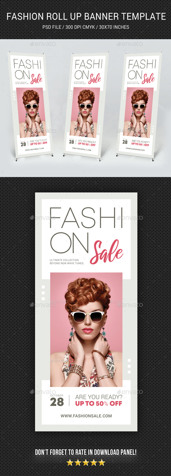 Fashion Sale Roll-Up Banner