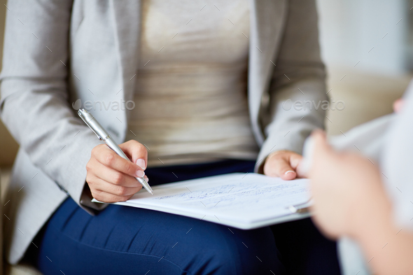 Psychological notes - Stock Photo - Images