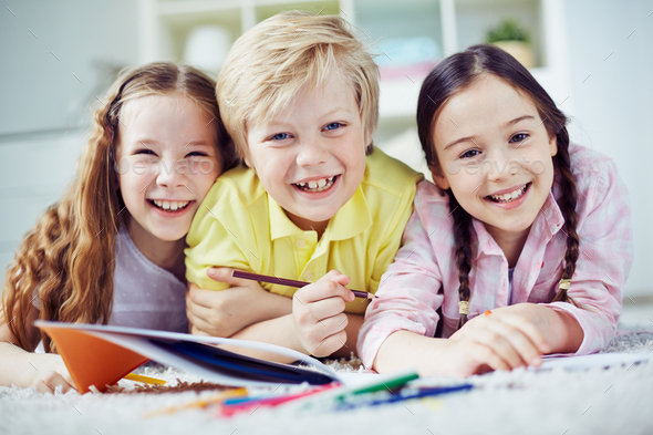 Kids in kindergarten Stock Photo by Pressmaster | PhotoDune