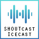SHOUTcast Icecast Radio Player with iTunes
