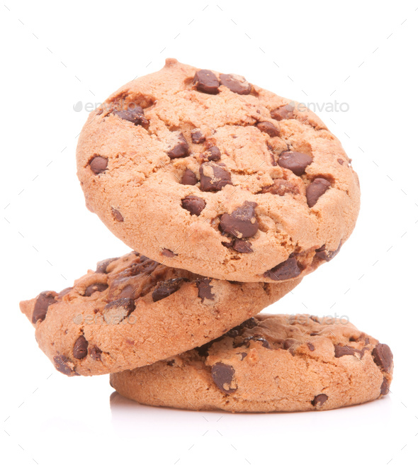 Chocolate homemade pastry cookies - Stock Photo - Images