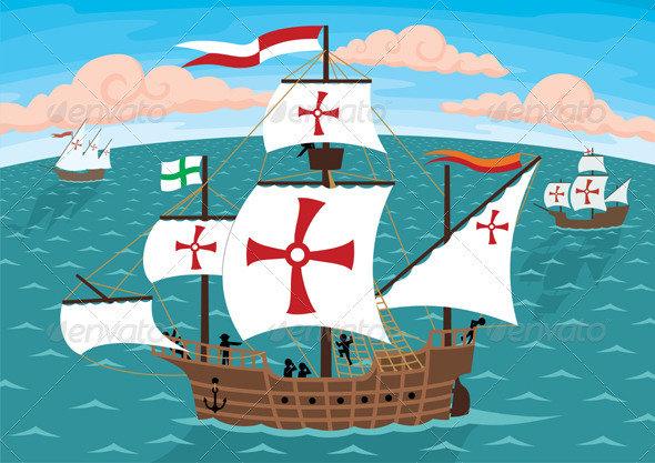 Columbus’s Ships - Man-made Objects Objects