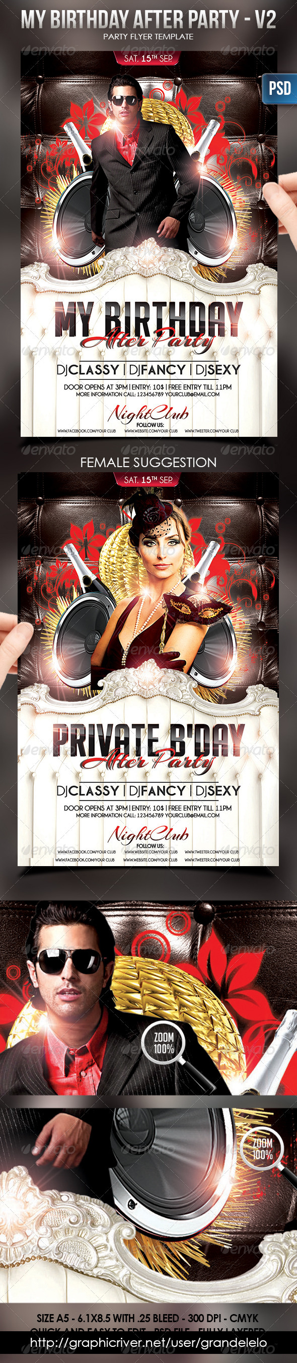 My Birthday Afterparty v2 - Clubs & Parties Events