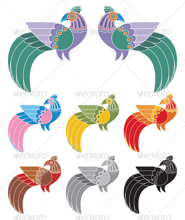 Decorative Birds - Animals Characters