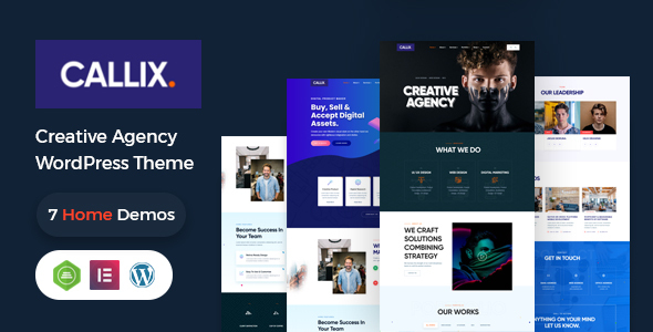 Callix – Creative Agency WordPress Theme