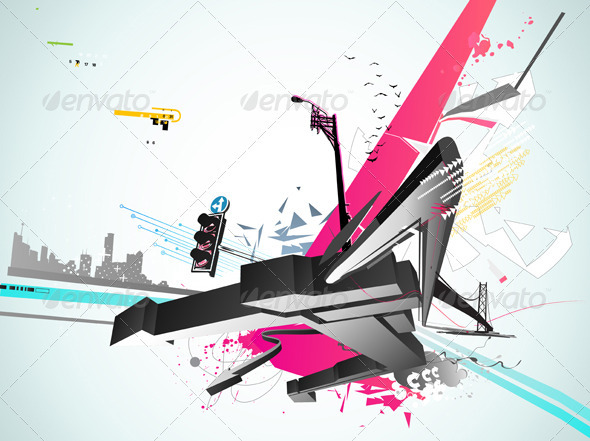 Urban background - Backgrounds Decorative