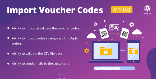 WooCommerce PDF Vouchers : Import Voucher Codes add-on