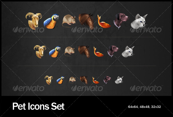 Pet Icons Set