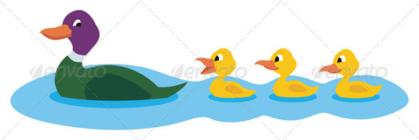 Ducks - Characters Vectors