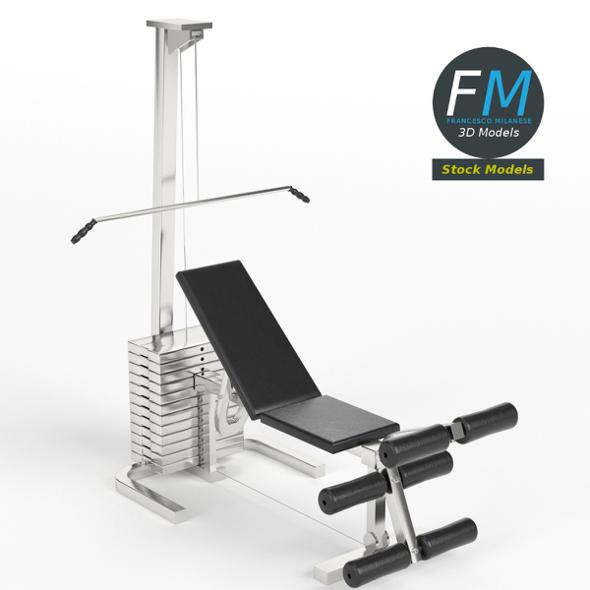 Gym equipment pectoral - 3Docean 16424437