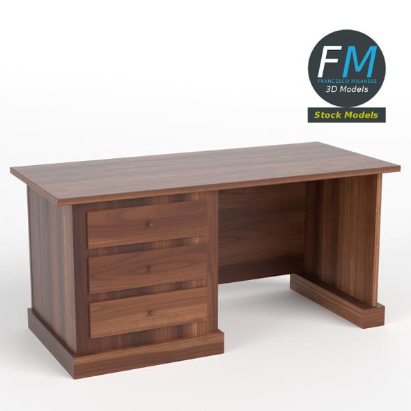 Desk with drawers - 3Docean 19033129