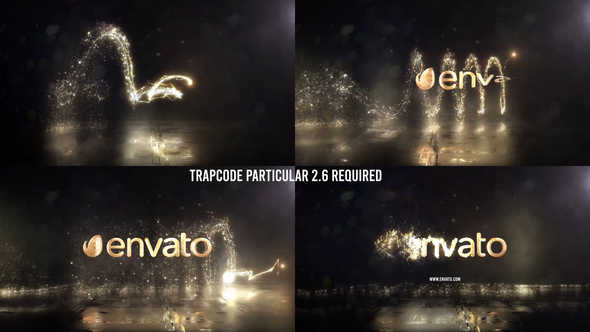 Glowing Particals Logo - VideoHive 30715699