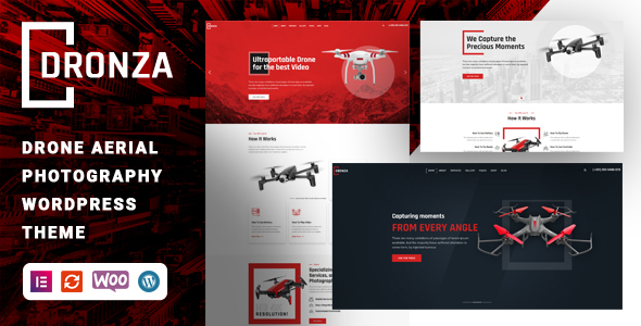 Dronza – Drone Aerial Photography WordPress Theme