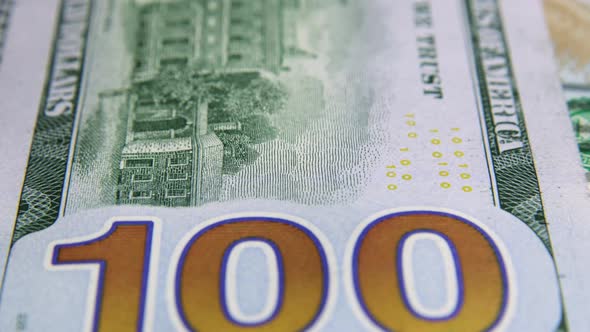 USD Dollar banknotes, paper money, exchange rate currency. Cash banknotes. The concept of finance alt