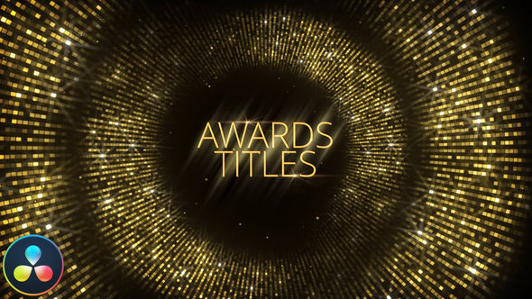 Awards Titles - DaVinci Resolve