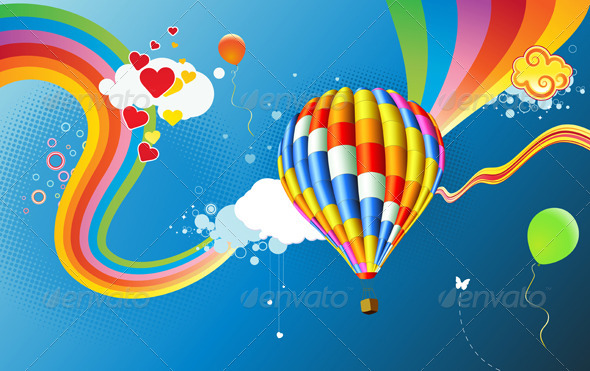 Colorful abstract Background - Seasons/Holidays Conceptual
