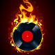 Burning vinyl record by Vecster | GraphicRiver