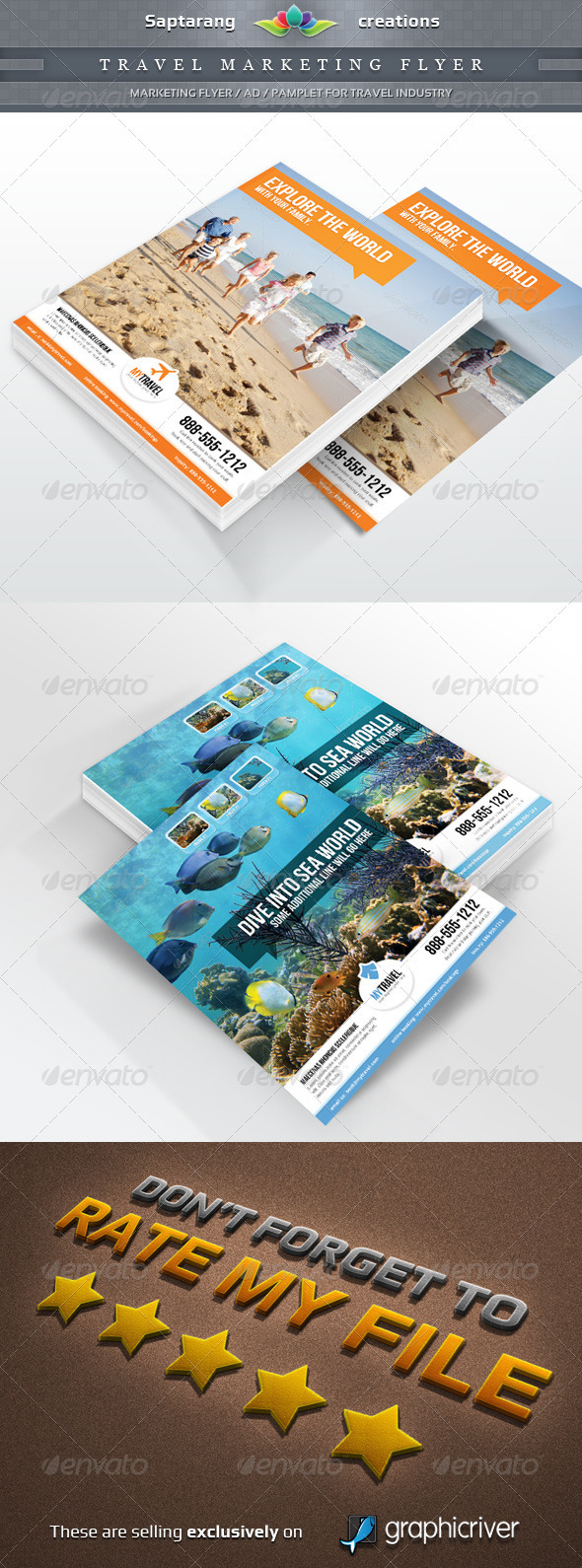 Travel Agency Marketing Flyer - Corporate Flyers