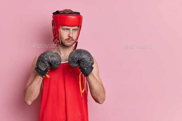 The man in boxing gloves Stock Photo by ©aallm 70360543