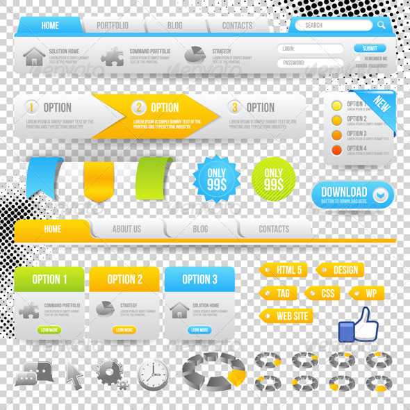 Web Elements - Web Elements Vectors