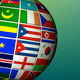 3D Globe With International Flags 3D Globe With International Flags - VideoHive Item for Sale