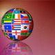 3D Globe With International Flags 3D Globe With International Flags - VideoHive Item for Sale