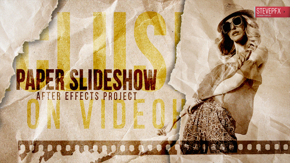 Paper Slideshow - VideoHive 30750687