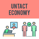 Untact Economy Icons